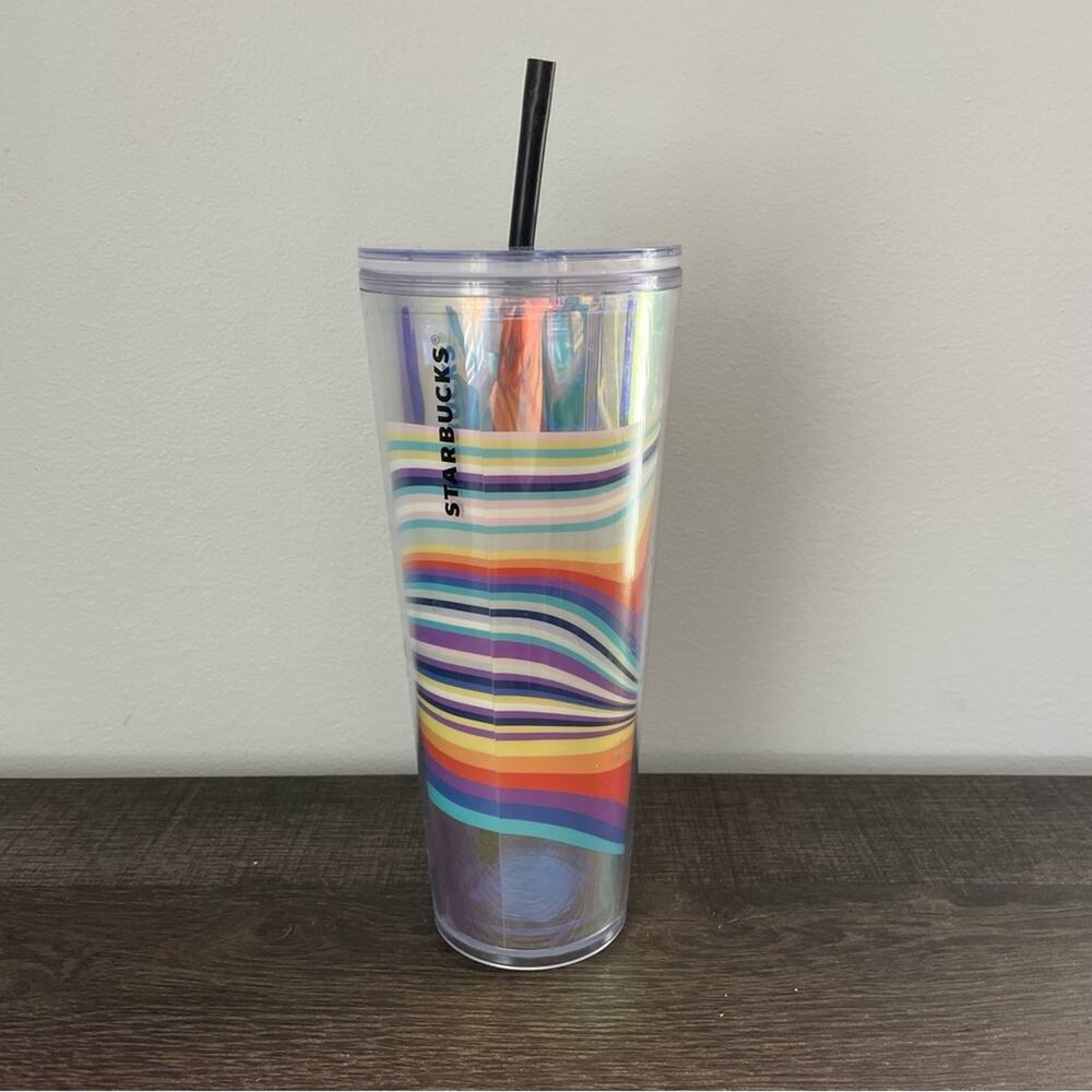Starbucks | Target Exclusive Iridescent Wave Tumbler Abstract Cold Cup 24oz 2021